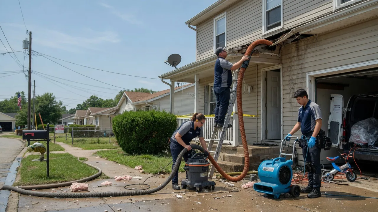 Water Damage Restoration in Burnham, PA near me